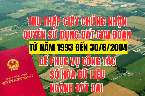 Vận động người dân tham gia cung cấp bản chụp (bản quét) giấy chứng nhận quyền sử dụng đất để phục vụ công tác số hóa dữ liệu ngành đất đai